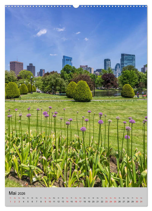 BOSTON Historie und urbane Idylle (CALVENDO Wandkalender 2026)
