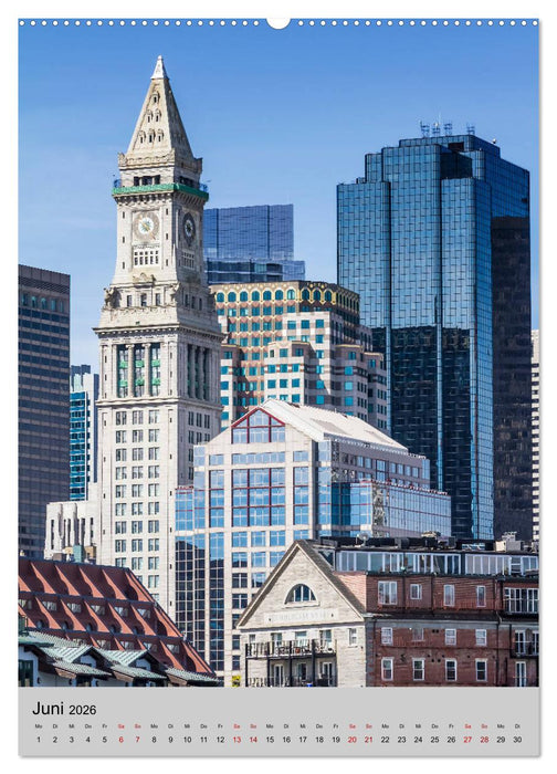 BOSTON Historie und urbane Idylle (CALVENDO Wandkalender 2026)