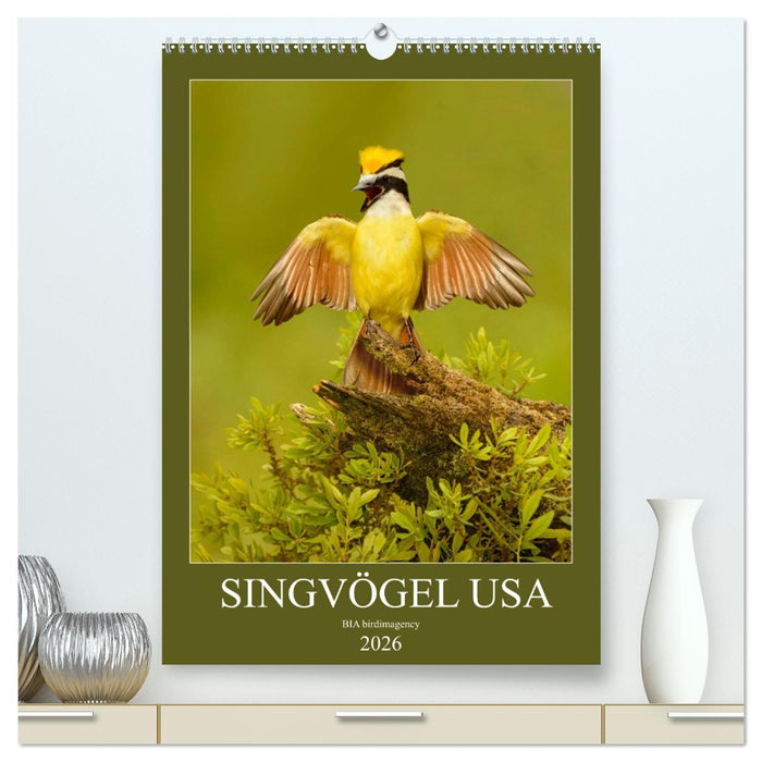 Singvögel USA (CALVENDO Premium Wandkalender 2026)