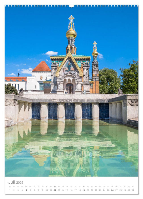 Meine Stadt Darmstadt (CALVENDO Premium Wandkalender 2026)