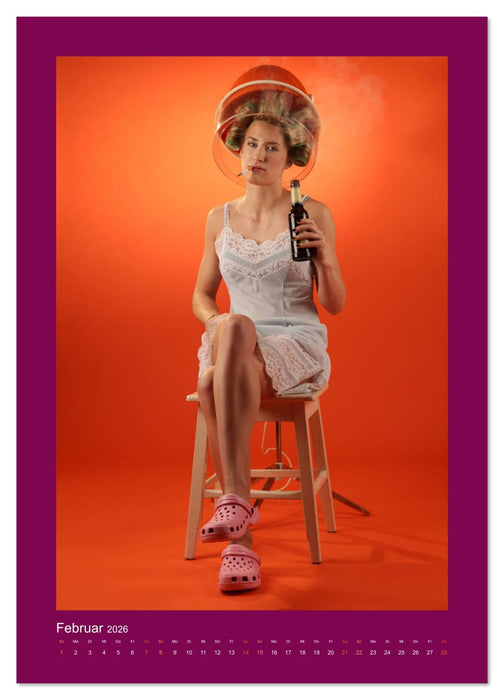 Besser zum Frisör - Mythos Trockenhaube (CALVENDO Wandkalender 2026)