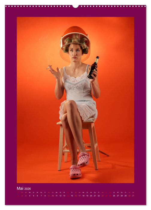 Besser zum Frisör - Mythos Trockenhaube (CALVENDO Wandkalender 2026)