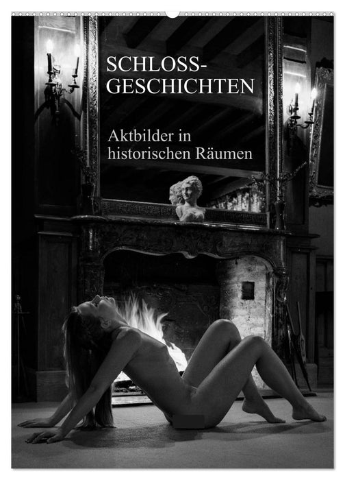 Schlossgeschichten - Aktbilder in historischen Räumen (CALVENDO Wandkalender 2026)