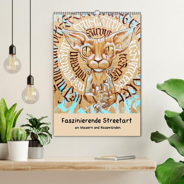 Faszinierende Streetart an Mauern und Hauswänden (CALVENDO Wandkalender 2026)