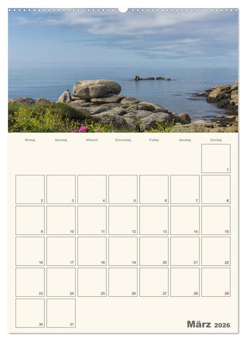 Sommertage in der Bretagne (CALVENDO Wandkalender 2026)