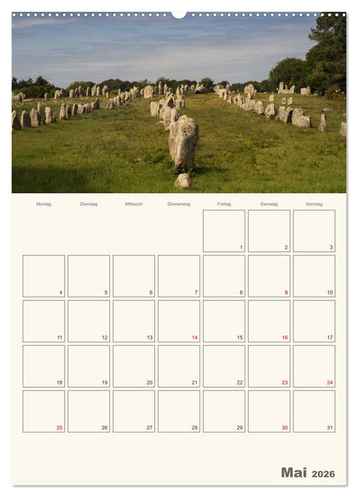 Sommertage in der Bretagne (CALVENDO Wandkalender 2026)