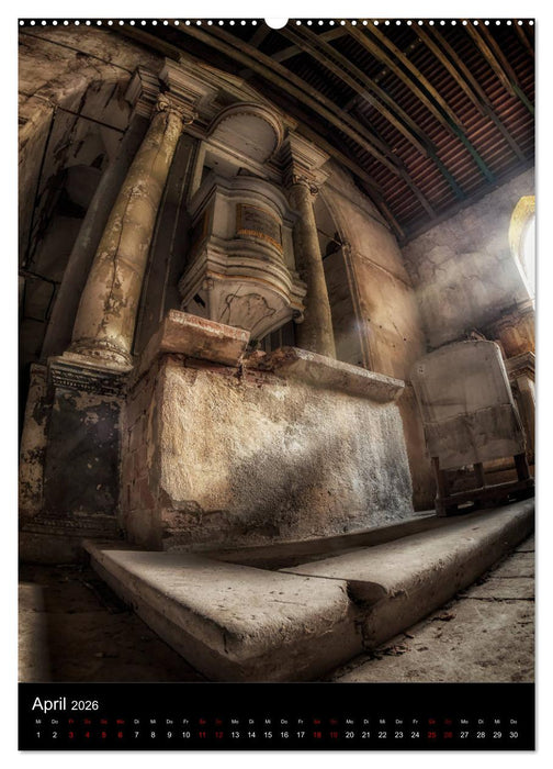 Lost Places - Verlassene Kirchen (CALVENDO Wandkalender 2026)