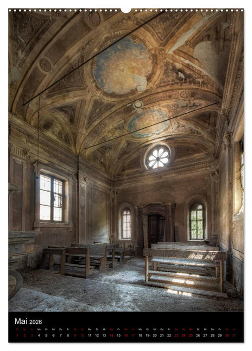 Lost Places - Verlassene Kirchen (CALVENDO Wandkalender 2026)