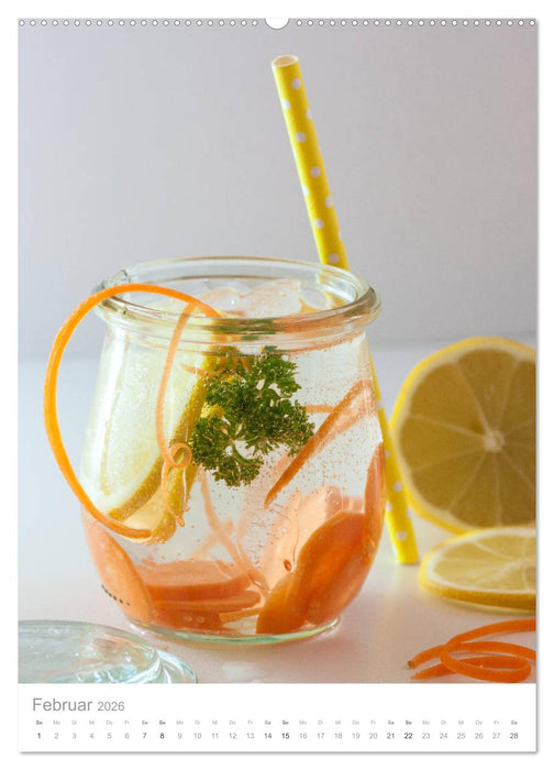 Erfrischendes Vitaminwasser (CALVENDO Premium Wandkalender 2026)