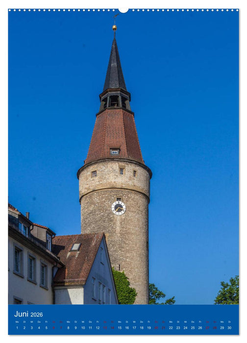 Kitzingen im Hochformat (CALVENDO Premium Wandkalender 2026)