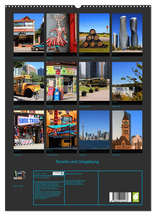 Toronto und Umgebung (CALVENDO Premium Wandkalender 2026)