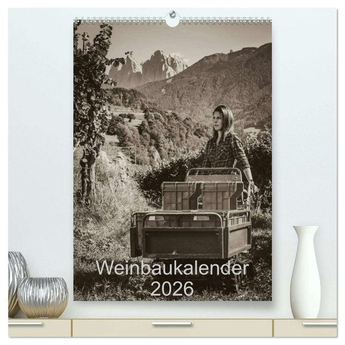 Weinbaukalender 2026 (CALVENDO Premium Wandkalender 2026)