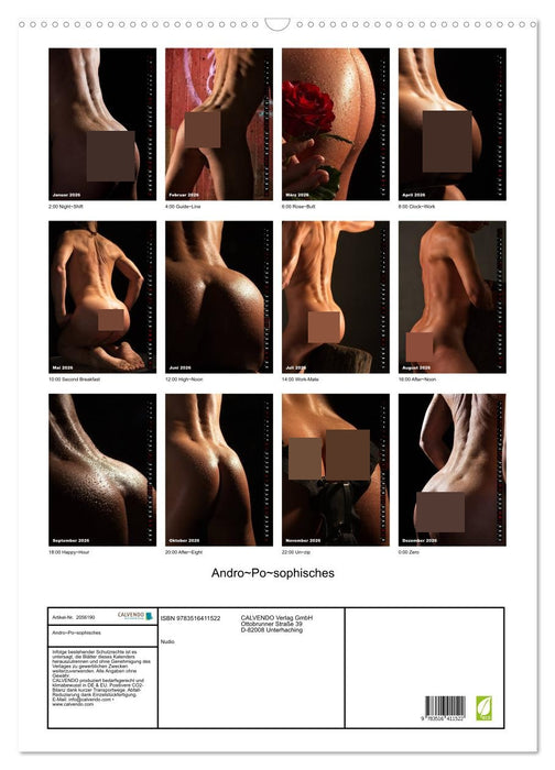 Andro~Po~sophisches (CALVENDO Wandkalender 2026)