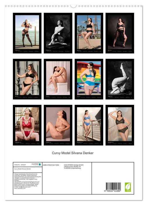 Curvy Model Silvana Denker (CALVENDO Premium Wandkalender 2026)