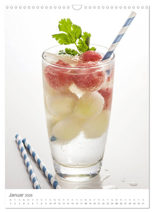 Erfrischendes Vitaminwasser (CALVENDO Wandkalender 2026)