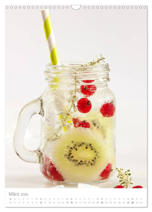 Erfrischendes Vitaminwasser (CALVENDO Wandkalender 2026)
