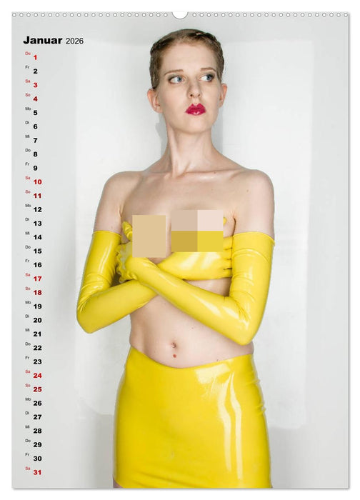 Yellow Latex (CALVENDO Premium Wandkalender 2026)