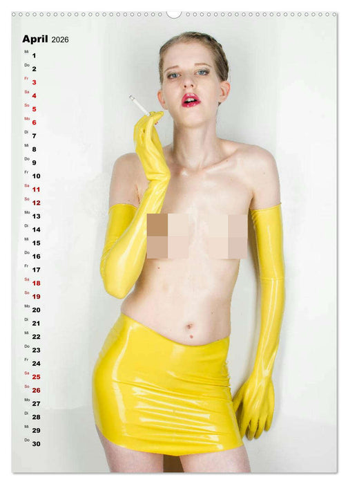 Yellow Latex (CALVENDO Premium Wandkalender 2026)