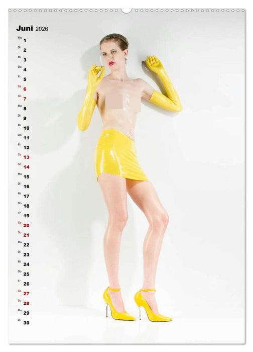 Yellow Latex (CALVENDO Premium Wandkalender 2026)