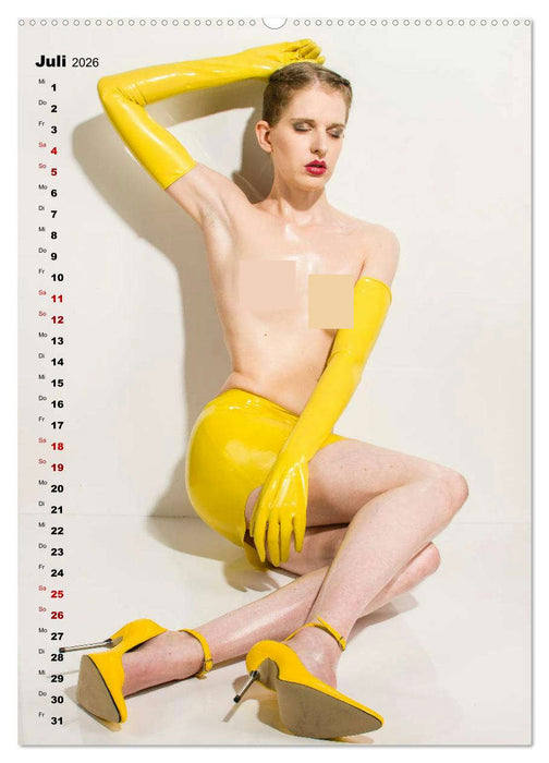 Yellow Latex (CALVENDO Premium Wandkalender 2026)