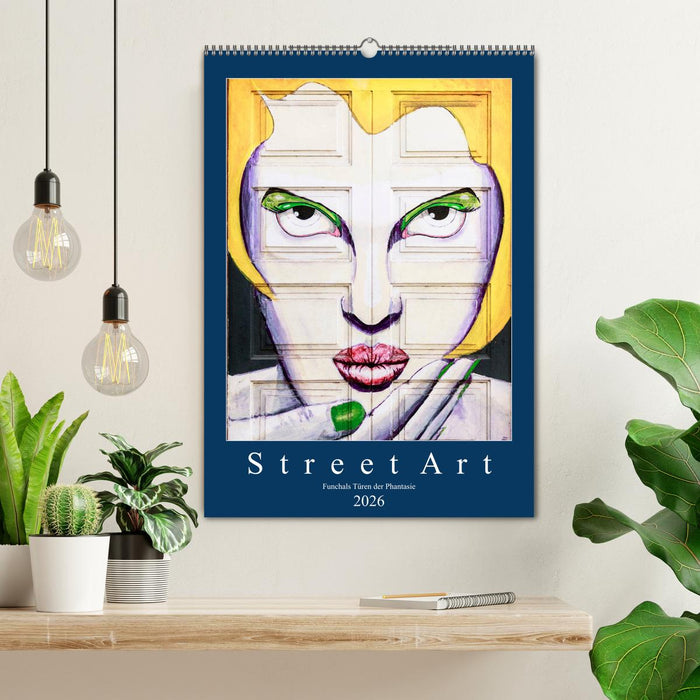 Street Art - Funchals Türen der Phantasie (CALVENDO Wandkalender 2026)