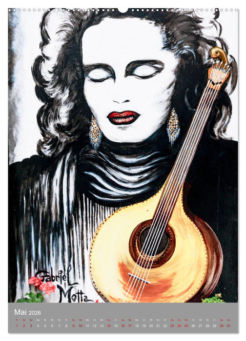 Street Art - Funchals Türen der Phantasie (CALVENDO Wandkalender 2026)