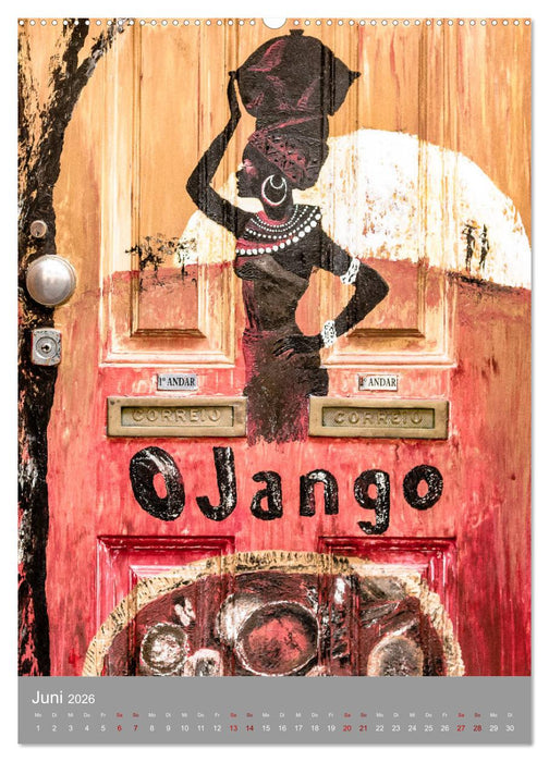 Street Art - Funchals Türen der Phantasie (CALVENDO Wandkalender 2026)