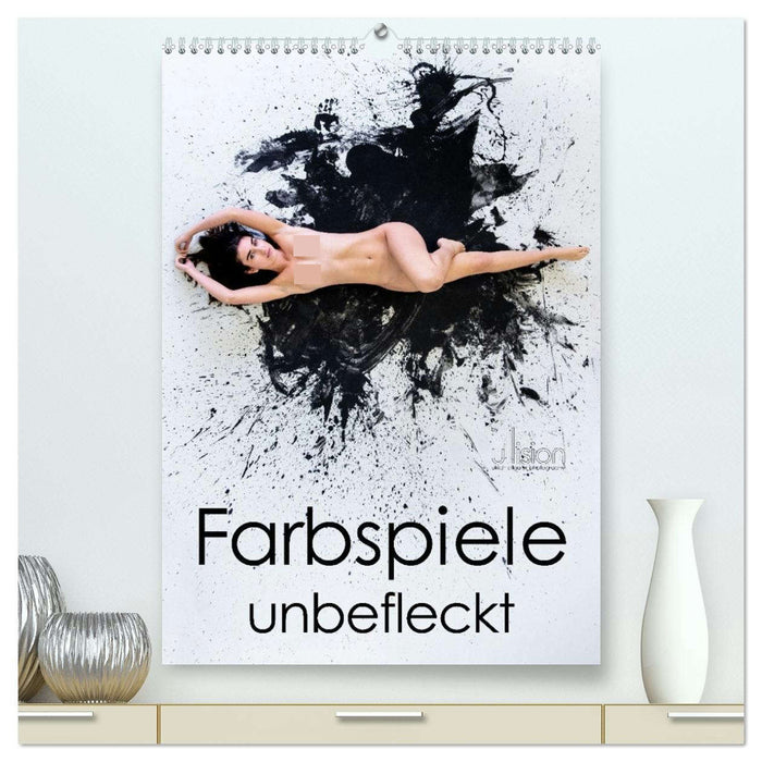Farbspiele - unbefleckt (CALVENDO Premium Wandkalender 2026)