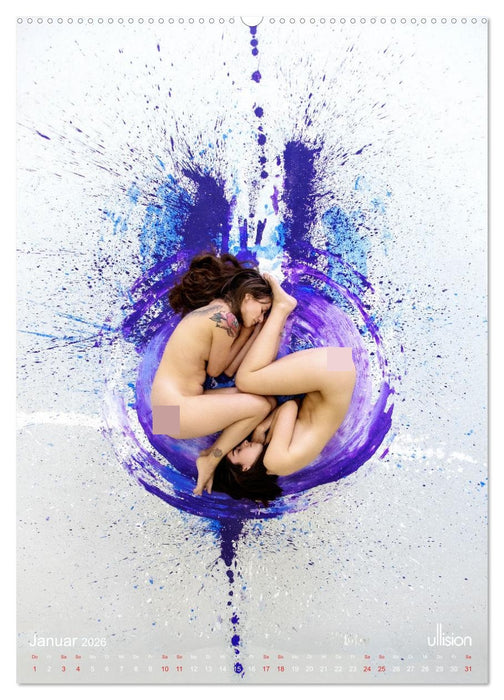 Farbspiele - unbefleckt (CALVENDO Premium Wandkalender 2026)