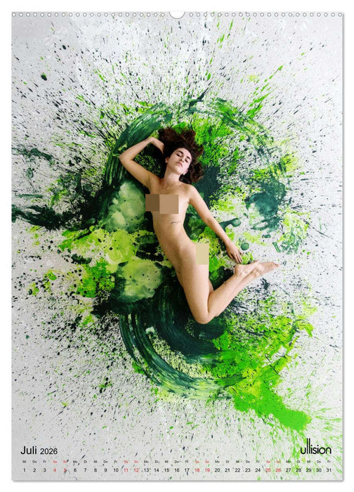 Farbspiele - unbefleckt (CALVENDO Premium Wandkalender 2026)