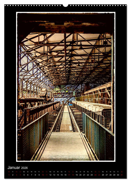 Eindrücke vom Weltkulturerbe Völklinger Hütte (CALVENDO Premium Wandkalender 2026)