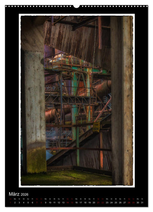 Eindrücke vom Weltkulturerbe Völklinger Hütte (CALVENDO Premium Wandkalender 2026)