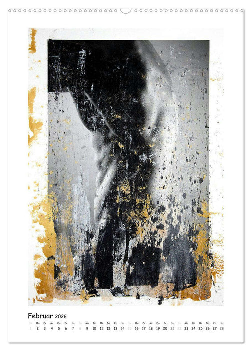 Overpainted ... Männer (CALVENDO Premium Wandkalender 2026)