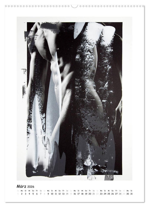 Overpainted ... Männer (CALVENDO Premium Wandkalender 2026)