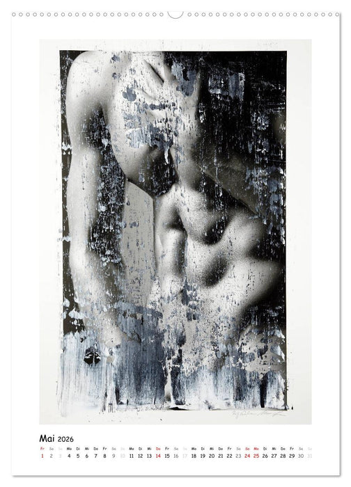 Overpainted ... Männer (CALVENDO Premium Wandkalender 2026)