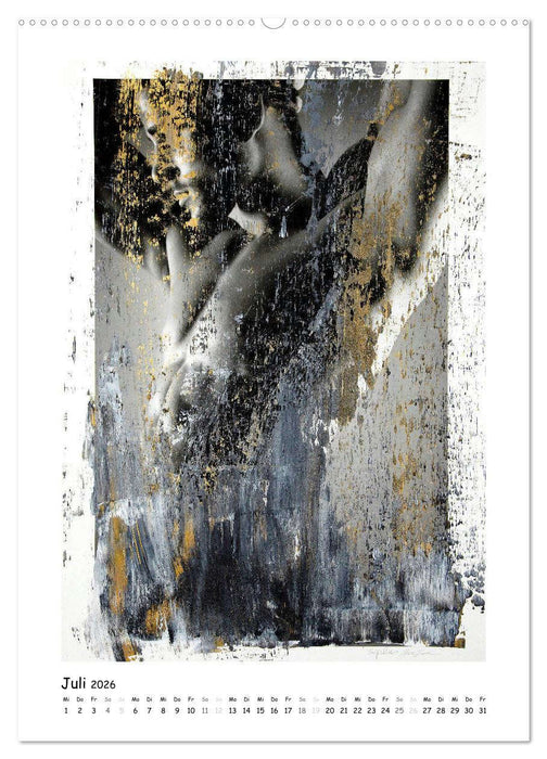 Overpainted ... Männer (CALVENDO Premium Wandkalender 2026)