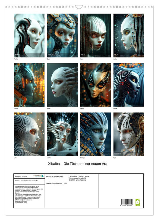 Xibalba – Die Töchter einer neuen Ära (CALVENDO Wandkalender 2026)