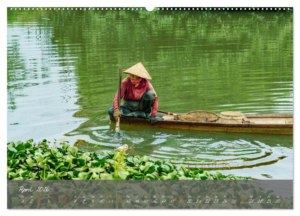 Vietnam von Hanoi bis Phu Quoc Menschen, Landschaften und Städte (CALVENDO Wandkalender 2026)