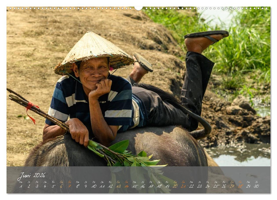 Vietnam von Hanoi bis Phu Quoc Menschen, Landschaften und Städte (CALVENDO Wandkalender 2026)
