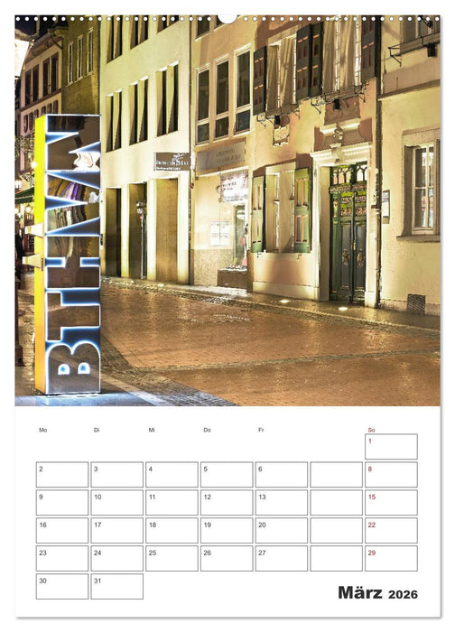 Beethovenstadt Bonn (CALVENDO Wandkalender 2026)