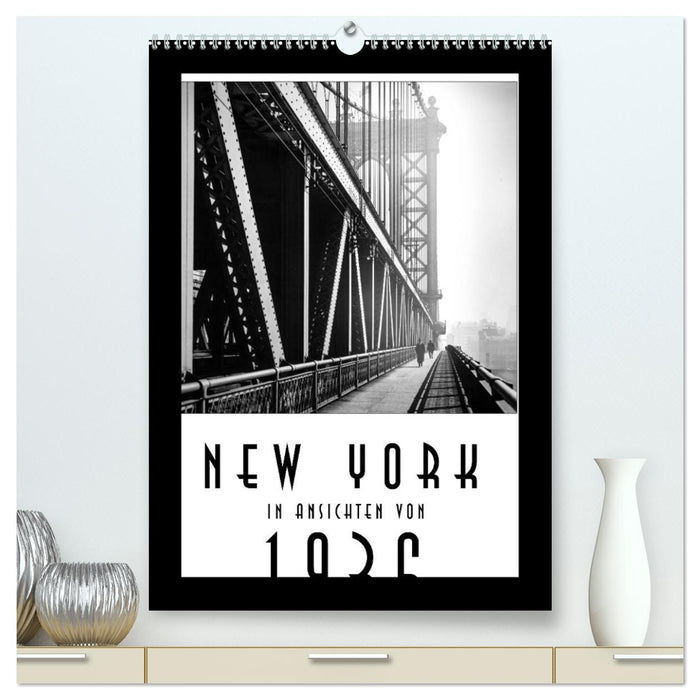 New York in Ansichten von 1936 (CALVENDO Premium Wandkalender 2026)