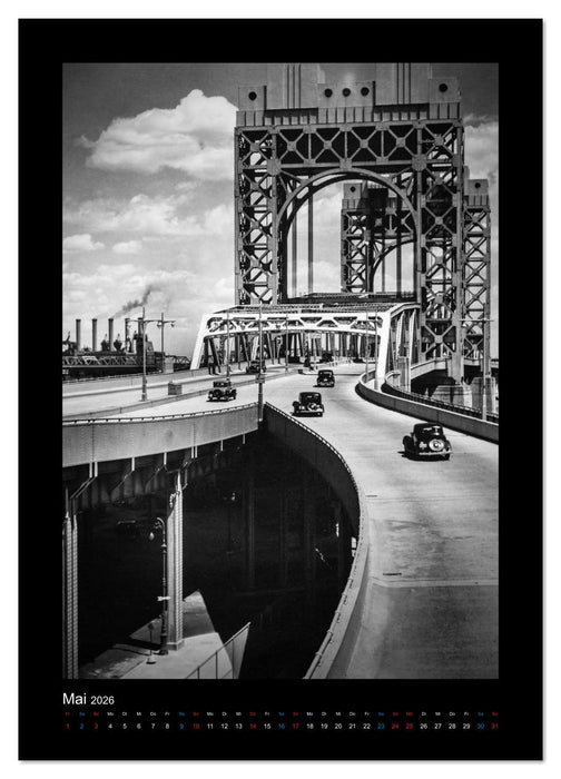 New York in Ansichten von 1936 (CALVENDO Premium Wandkalender 2026)