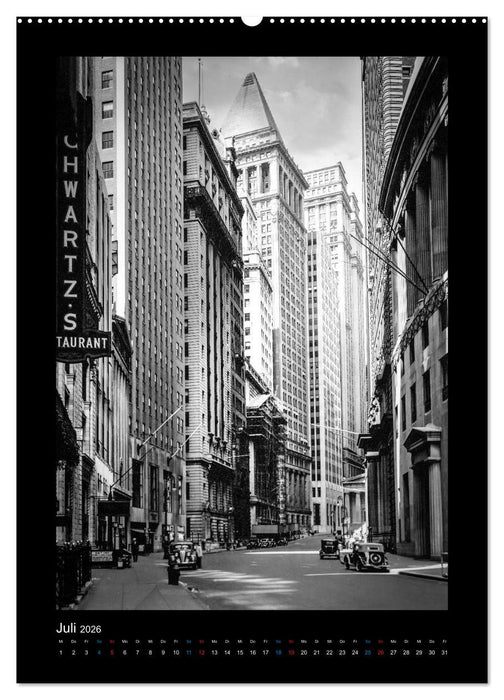 New York in Ansichten von 1936 (CALVENDO Premium Wandkalender 2026)