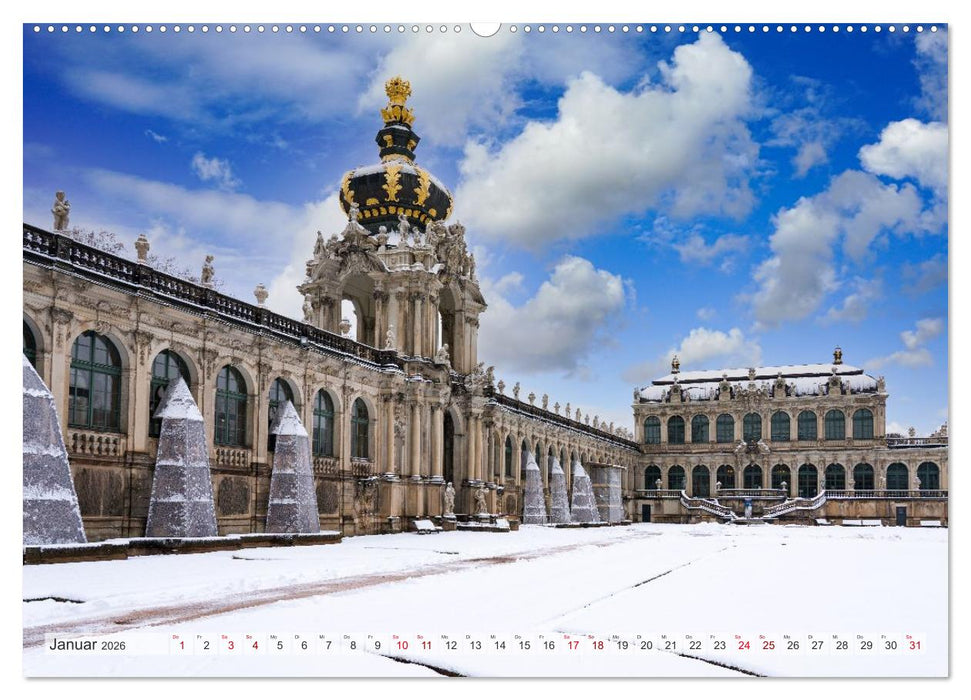Dresden - zeitlose Schönheit (CALVENDO Premium Wandkalender 2026)