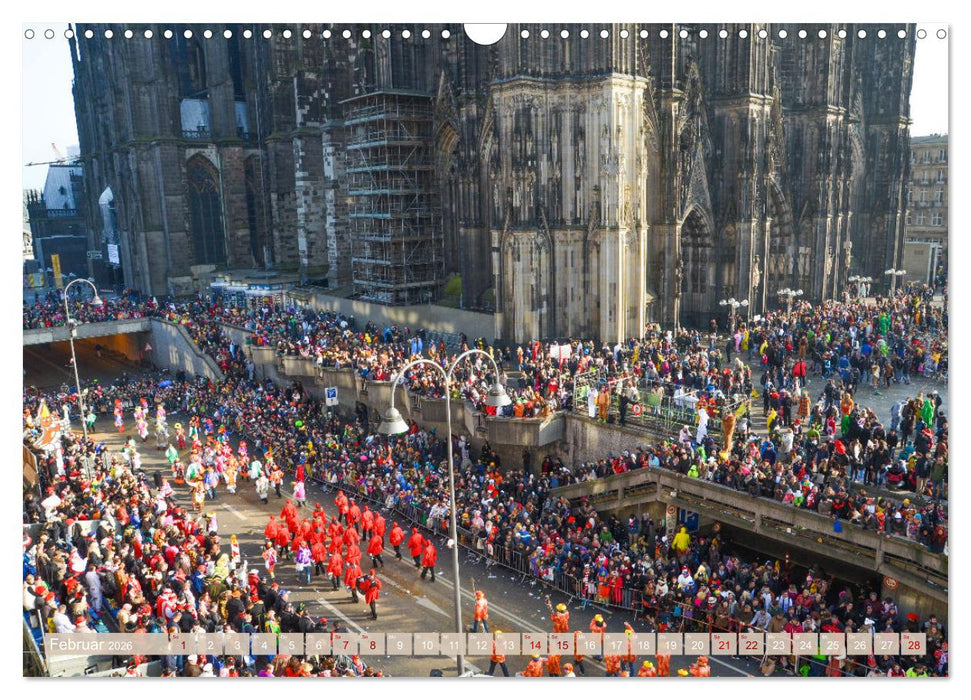 Von Kölner Dächern (CALVENDO Wandkalender 2026)