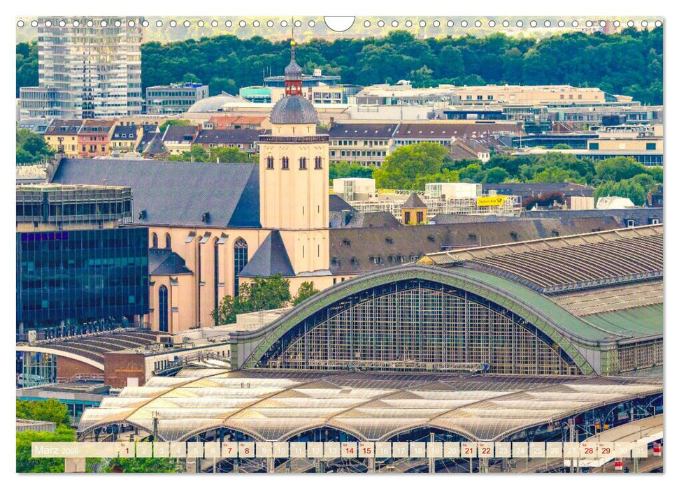 Von Kölner Dächern (CALVENDO Wandkalender 2026)