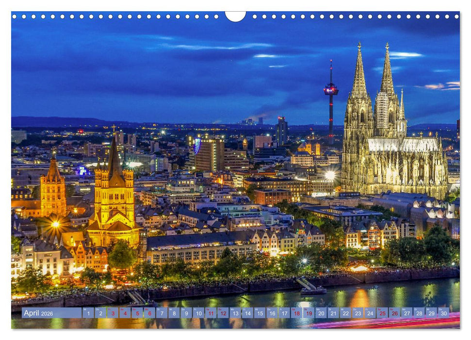Von Kölner Dächern (CALVENDO Wandkalender 2026)