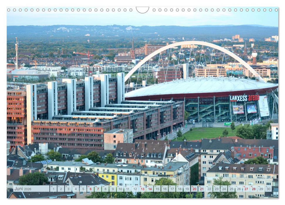 Von Kölner Dächern (CALVENDO Wandkalender 2026)