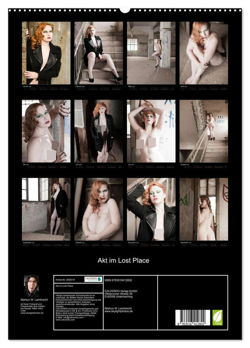 Akt im Lost Place (CALVENDO Premium Wandkalender 2026)