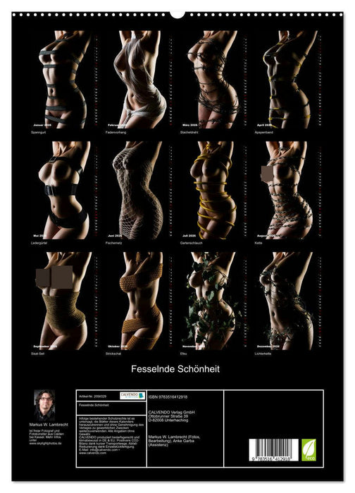 Fesselnde Schönheit (CALVENDO Premium Wandkalender 2026)